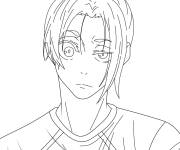 Coloriage Blue Lock en vecteur