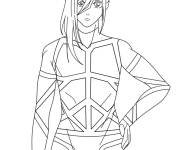 Coloriage Fille de Blue Lock