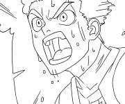 Coloriage Fuma Rokkaku de Blue Lock