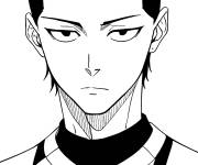 Coloriage Hibiki Okawa de Blue Lock