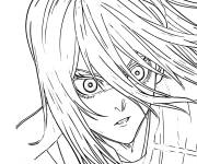 Coloriage Hyoma Chigiri de Blue Lock
