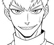 Coloriage Jingo Raichi de Blue Lock