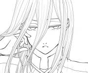 Coloriage Jyubei Aryu de Blue Lock