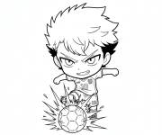 Coloriage Kaiser Chibi de blue lock