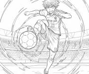 Coloriage L'attaque Ultime d'Isagi Yoich