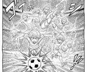 Coloriage La fureur du manga Blue Lock