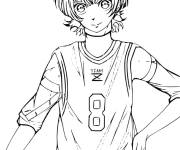 Coloriage Meguru Bachira en tenu