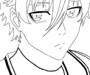 Coloriage Nagi Seishiro de Blue Lock