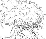 Coloriage Nagi Seishiro de l'anime Cadenas bleu
