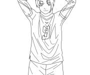 Coloriage Prof de personnage de Blue Lock