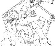 Coloriage et dessins gratuit Reo Mikage et Seishiro Nagi de Blue Lock à imprimer