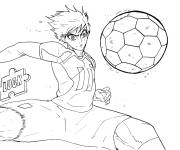 Coloriage Serrure bleue anime