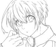 Coloriage Yo Hiori timide