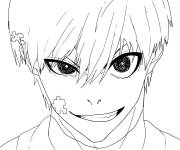 Coloriage et dessins gratuit Yoichi Isagi Blue Lock vue proche à imprimer