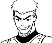 Coloriage Yuza Dokomo de Blue Lock