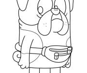 Coloriage Le chien Winton facile