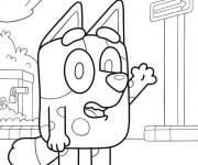 Coloriage Muffin Heeler pour enfant