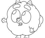 Coloriage Pom Pom Kawaii de Bluey