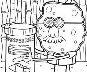 Coloriage Harold SquarePants de Bob l'éponge