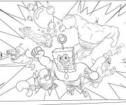 Coloriage Le film de Spongebob