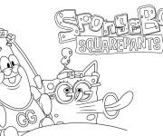 Coloriage Spongebob haute qualité