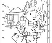 Coloriage Bob le bricoleur &agrave; colorier