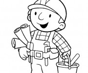 Coloriage A Imprimer Bob Le Bricoleur