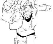 Coloriage Boruto &agrave; dessiner