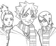 Coloriage Boruto anime