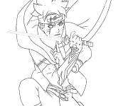 Coloriage Boruto Jougan