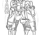 Coloriage Boruto membre de l'&eacute;quipe 15