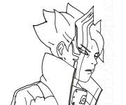 Coloriage Boruto Otsutsuki
