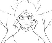 Coloriage et dessins gratuit Boruto ouvrant ses bras à imprimer