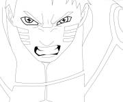 Coloriage Boruto pendant l'attaque