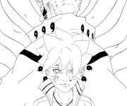 Coloriage Boruto pour adulte