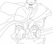 Coloriage Le fils de Naruto et Hinata