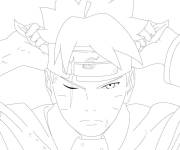 Coloriage et dessins gratuit Le ninja Boruto à imprimer