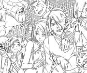 Coloriage Sc&egrave;ne de l'anime Boruto