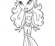 Coloriage Bratz Cloé