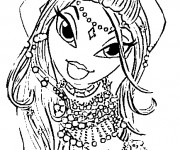 Coloriage Bratz danse