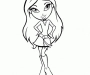 Coloriage Bratz Jouet