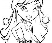 Coloriage Bratz La Belle Cloé