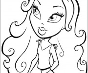 Coloriage Bratz pour enfant