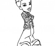 Coloriage Bratz pour Garçon