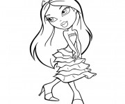 Coloriage et dessins gratuit Bratz Princesse à imprimer