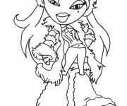 Coloriage Bratz Sacha