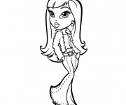 Coloriage Bratz toute belle