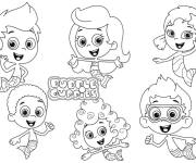 Coloriage et dessins gratuit Bubulle Guppies en couleur à imprimer