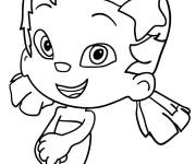 Coloriage et dessins gratuit Bubulle guppies mignonne à imprimer