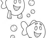 Coloriage Bubulle Guppies Petit Poisson